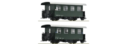 Roco 6240009 - H0e - 2-tlg. Set Personenwagen Pinzgauer Lokalbahn, ÖBB, Ep. IV